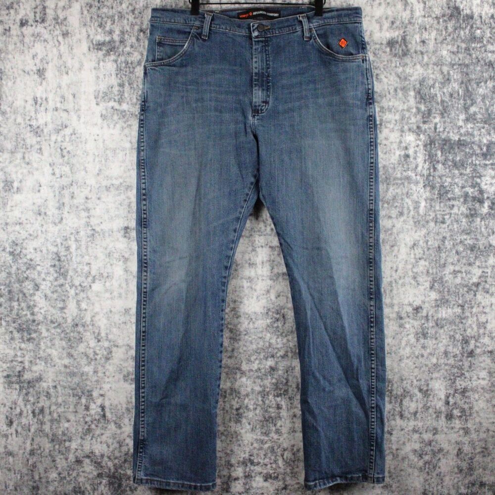 Wrangler FR Jeans Fire Resistant Mens 40 x 34 Advanced Comfort Stretch 10FRAC47D